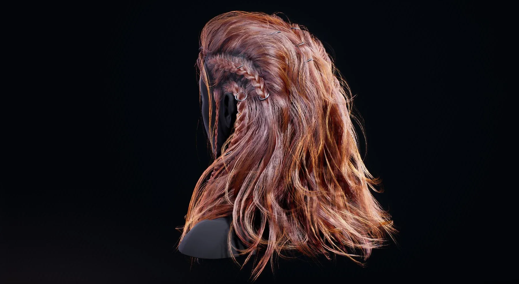 Viking Real-Time Hairstyle