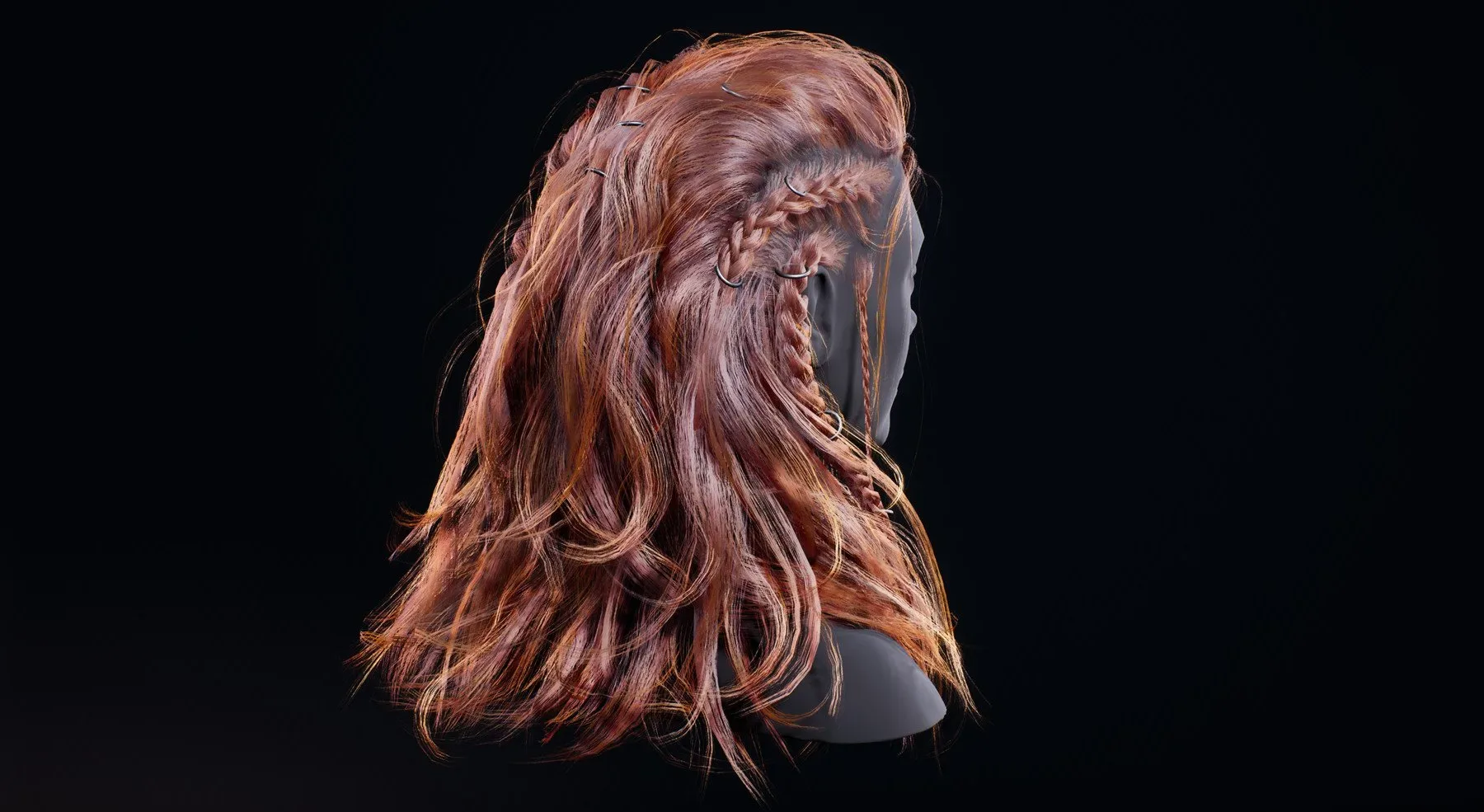 Viking Real-Time Hairstyle