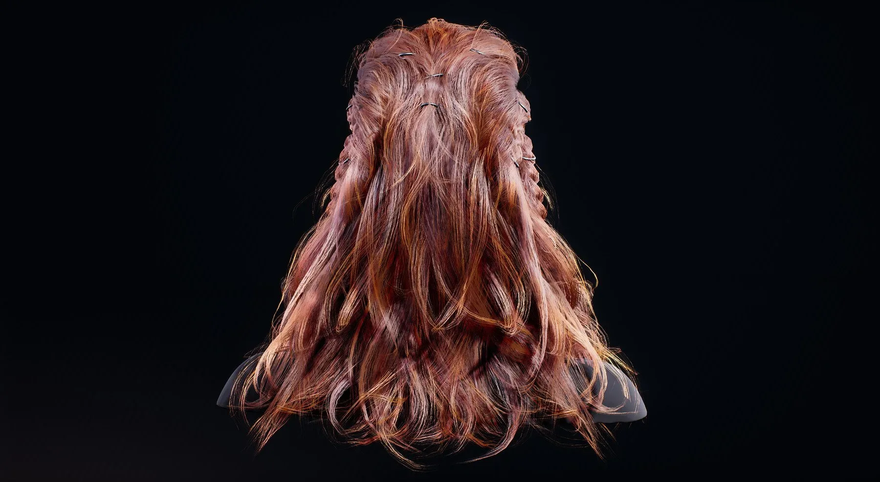 Viking Real-Time Hairstyle