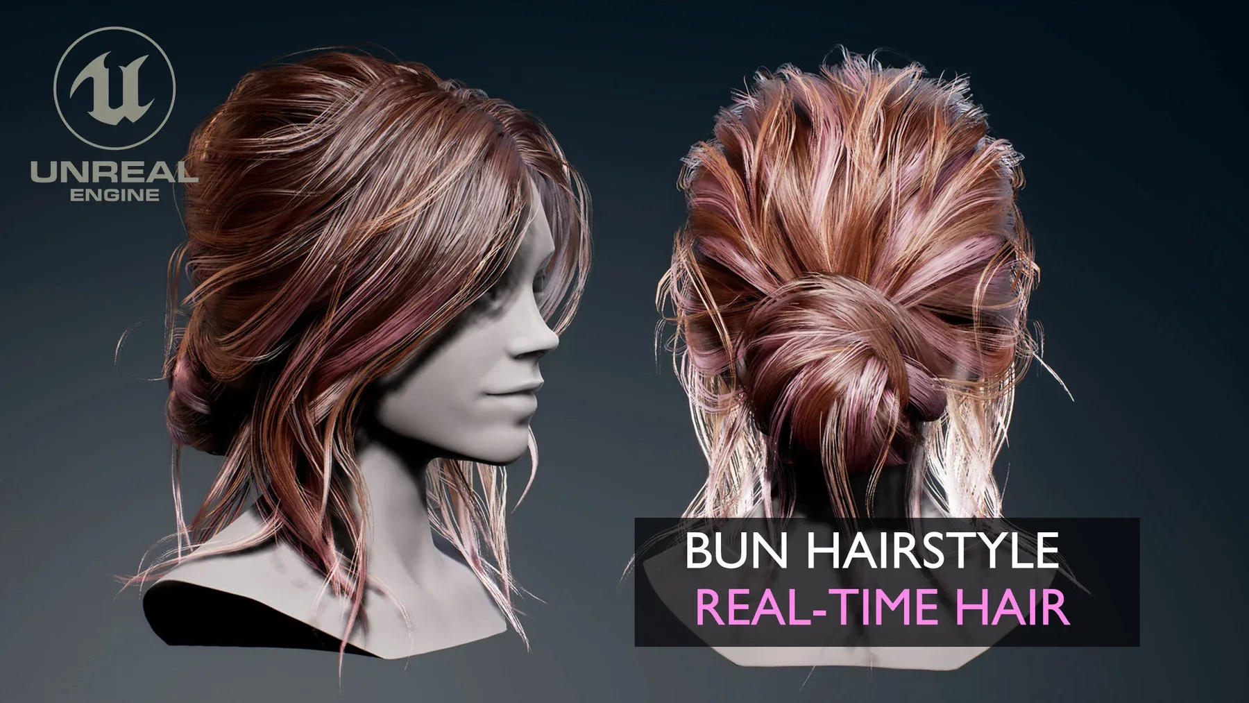 Real-Time Bun Hairstyle