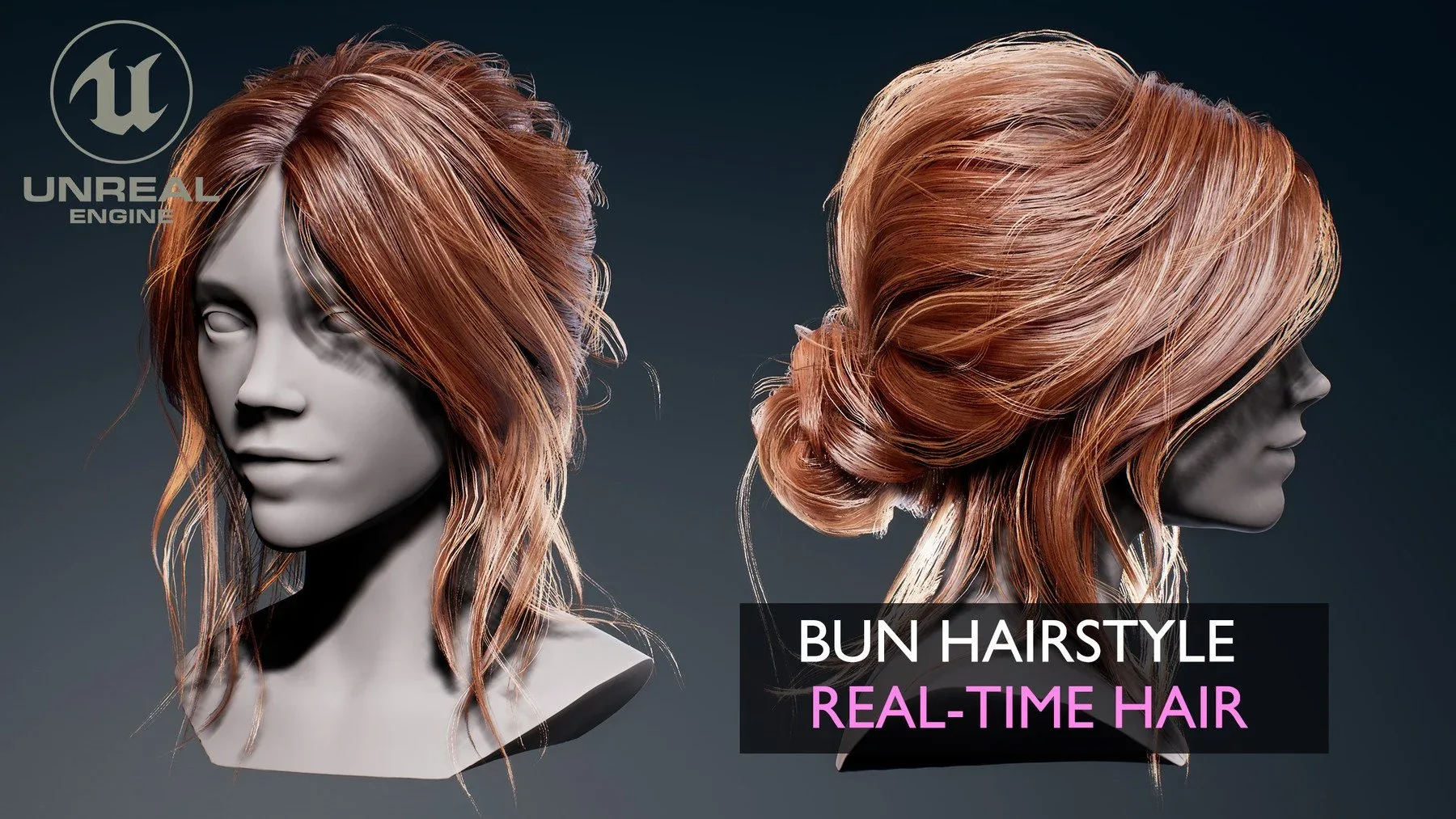 Real-Time Bun Hairstyle