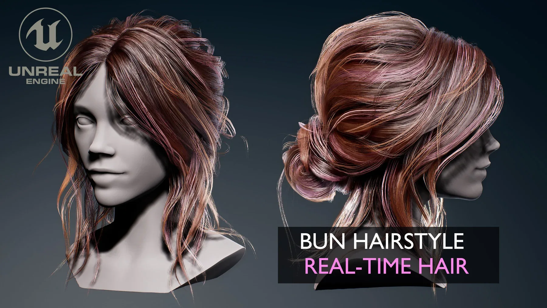 Real-Time Bun Hairstyle