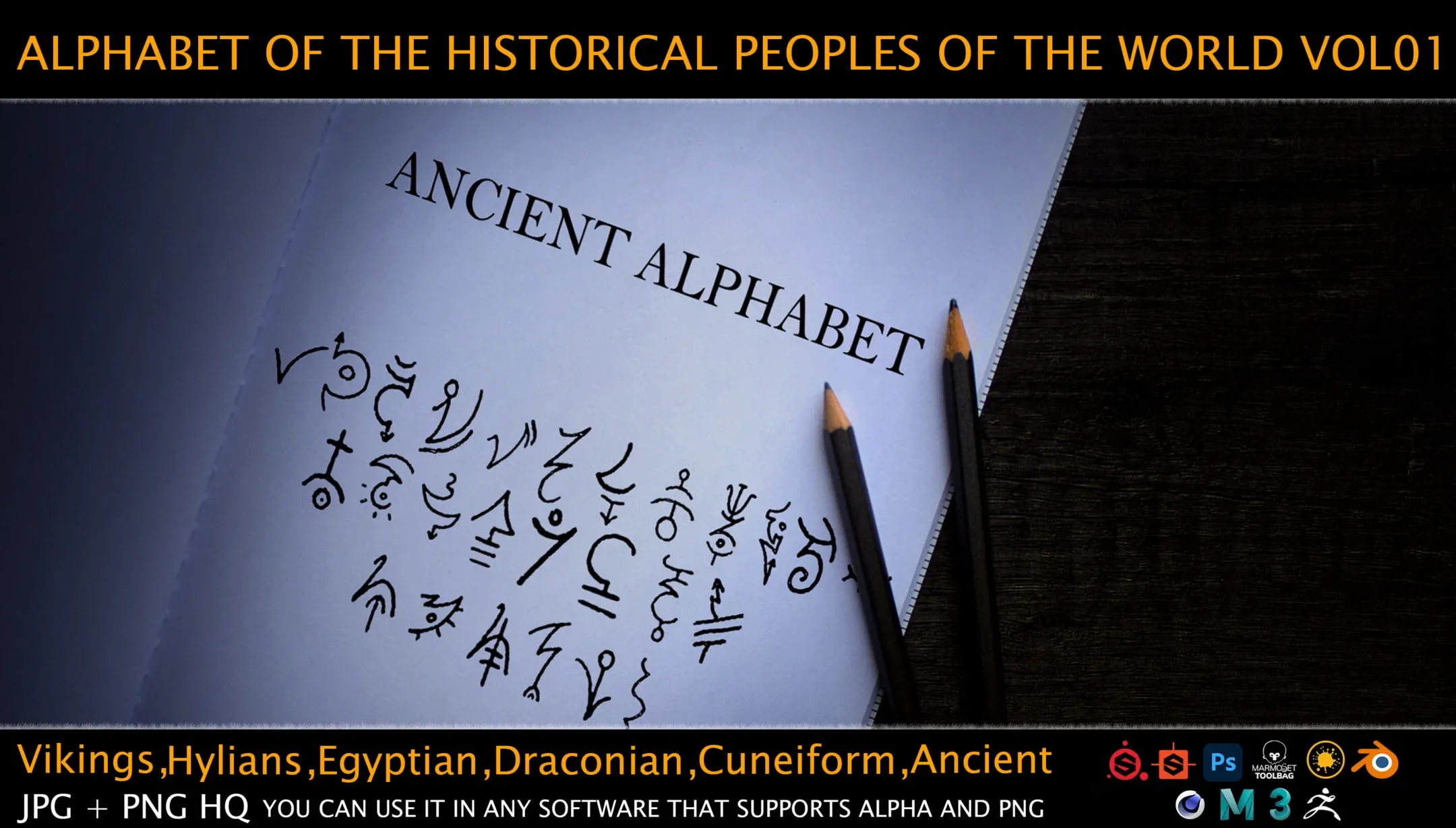 Ancient Alphabet of the World - VOL01