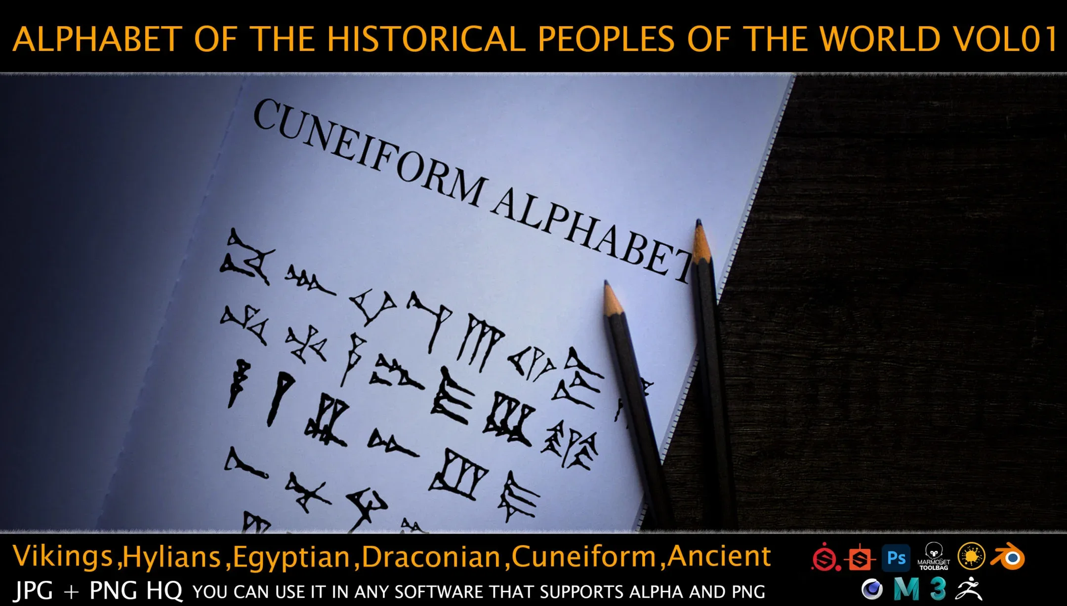 Ancient Alphabet of the World - VOL01
