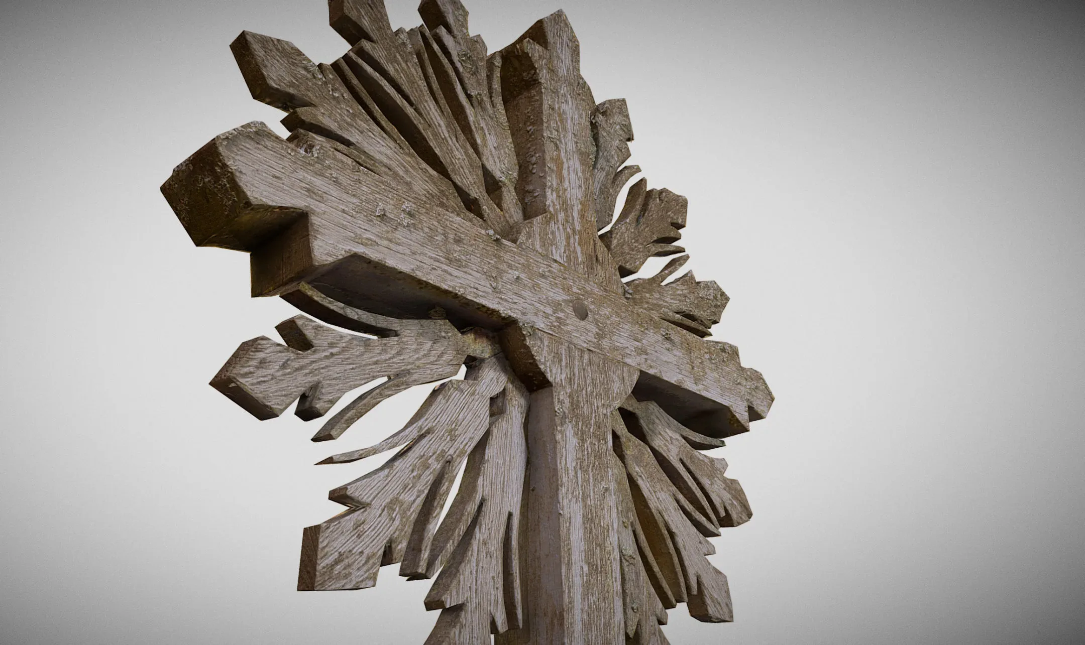 small wooden cross