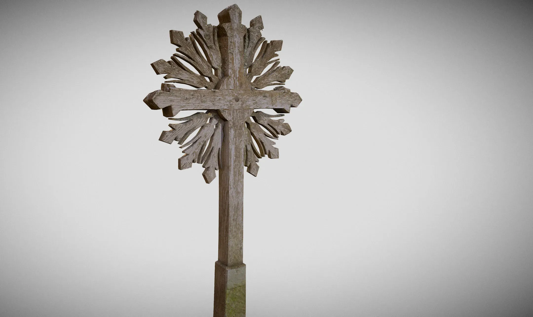 small wooden cross