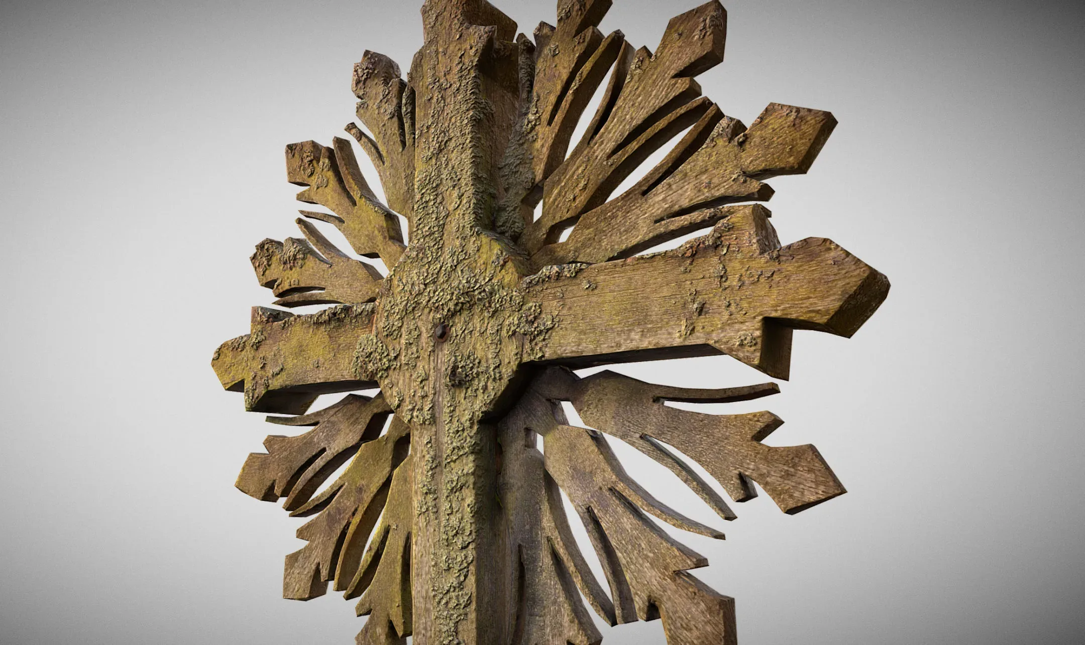 small wooden cross