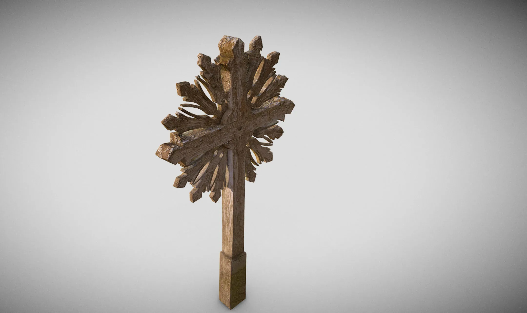 small wooden cross