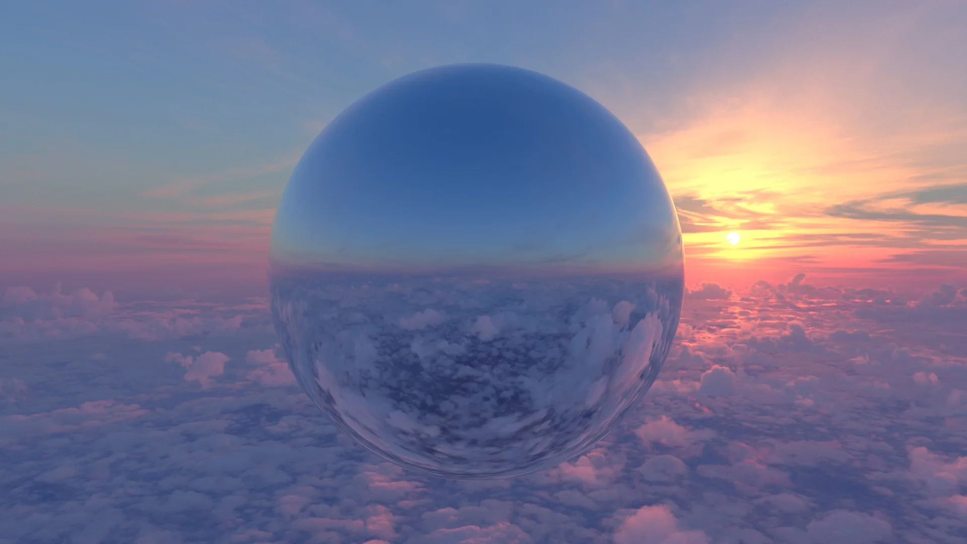 High Altitude Sunset 360 11K HDRI