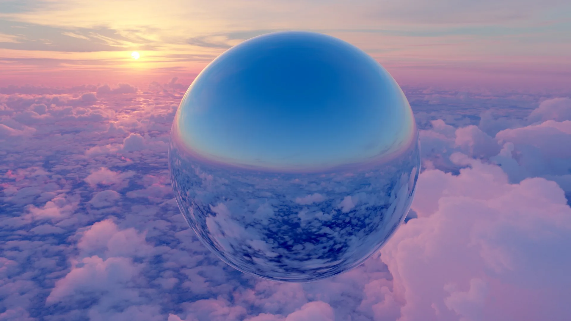 High Altitude Sunset 360 11K HDRI