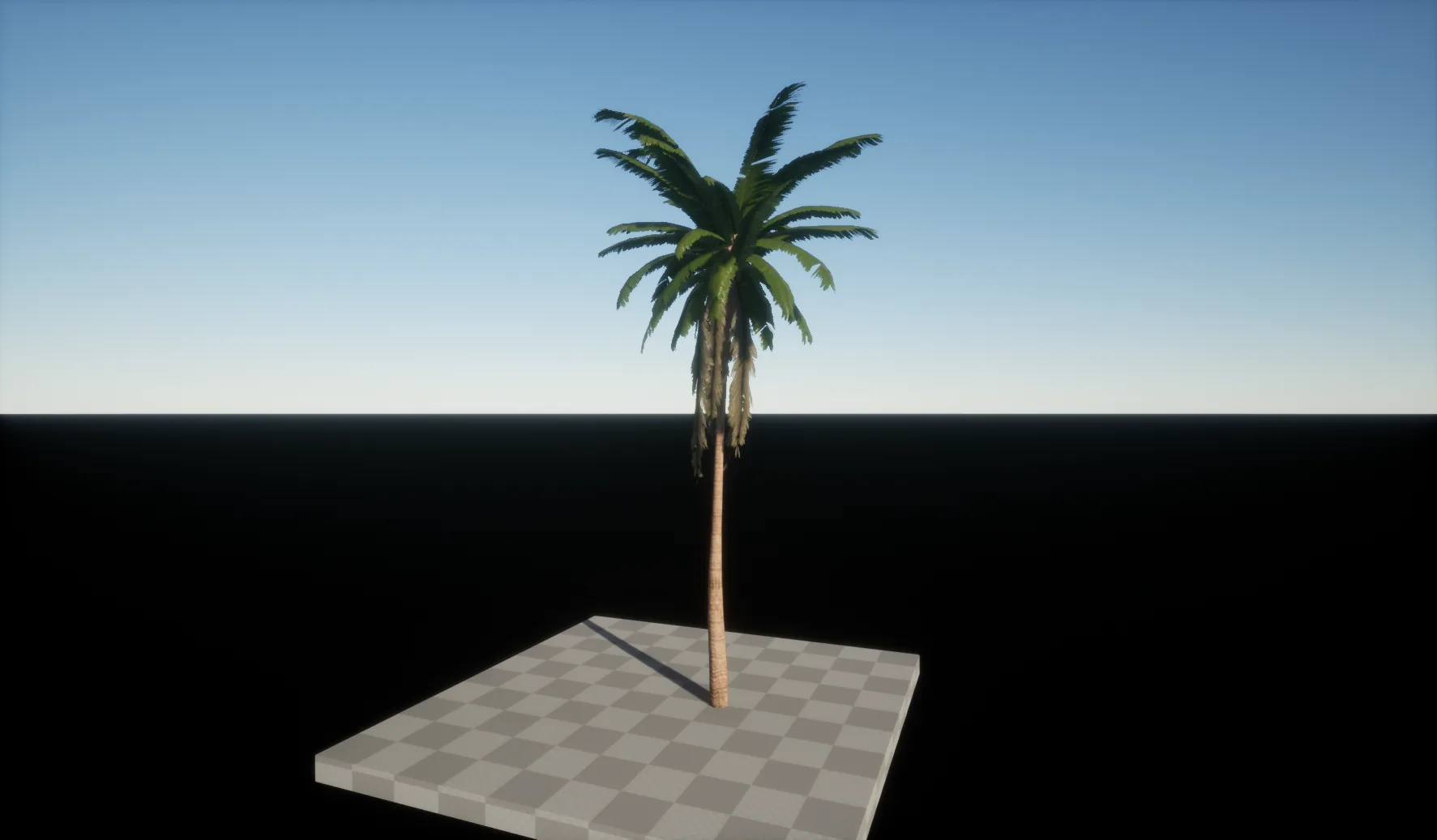 Coconut Palms for Games FlippedNormals