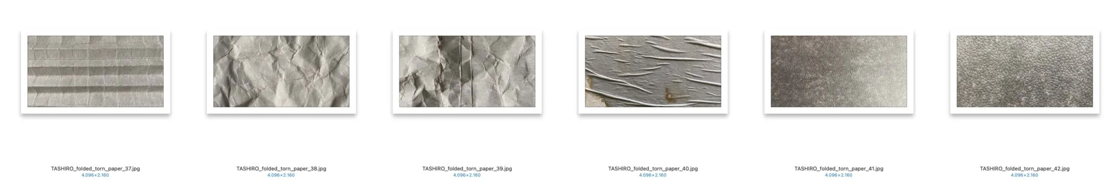 42 torn & folded paper textures