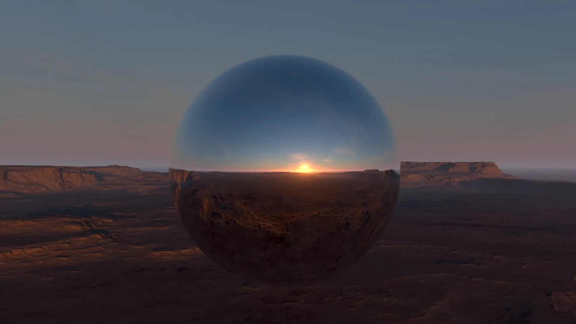 Mesa Dusk 360 HDRI