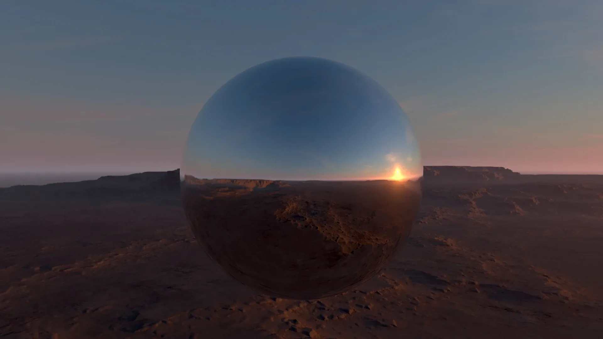 Mesa Dusk 360 HDRI