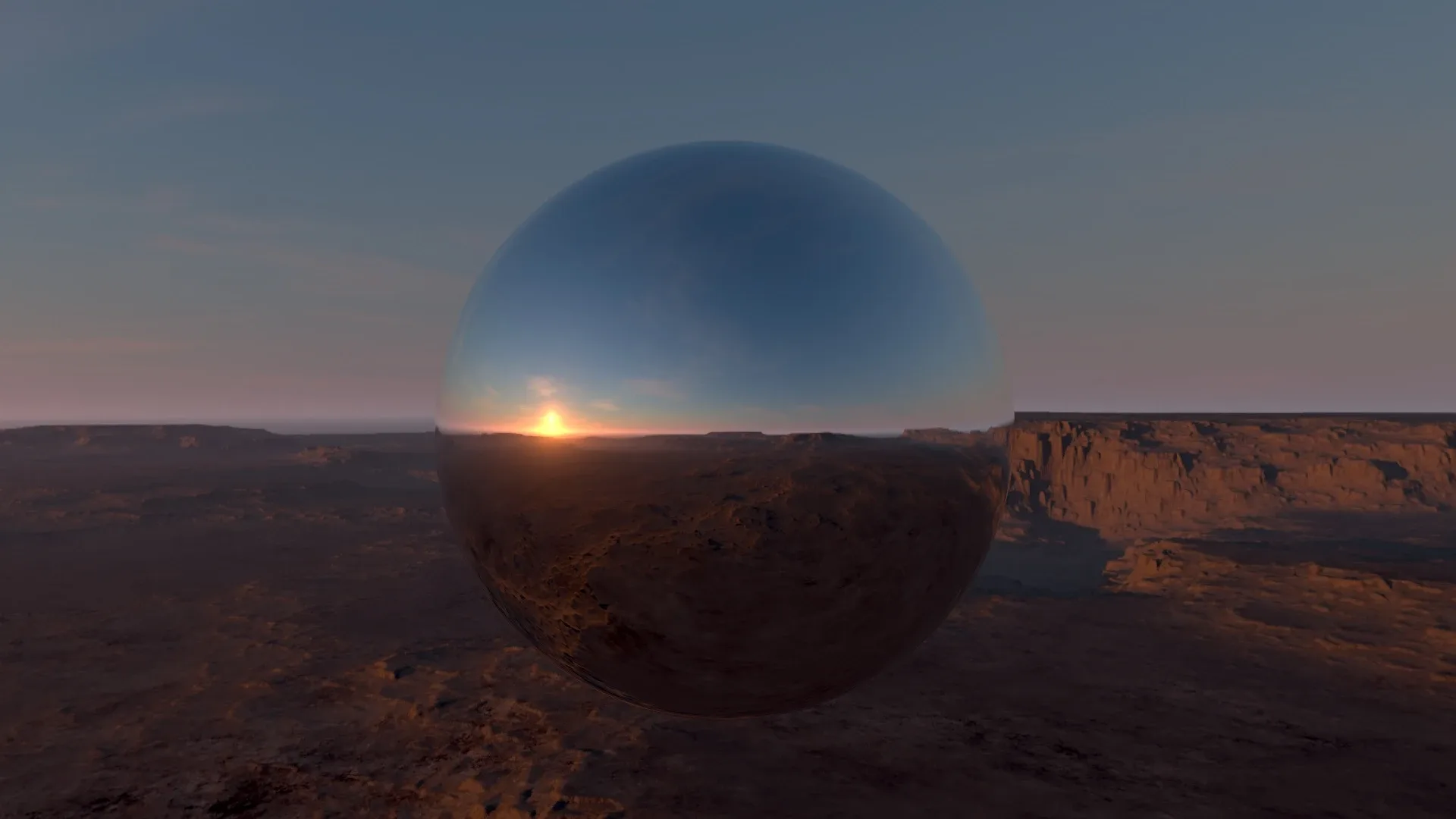 Mesa Dusk 360 HDRI