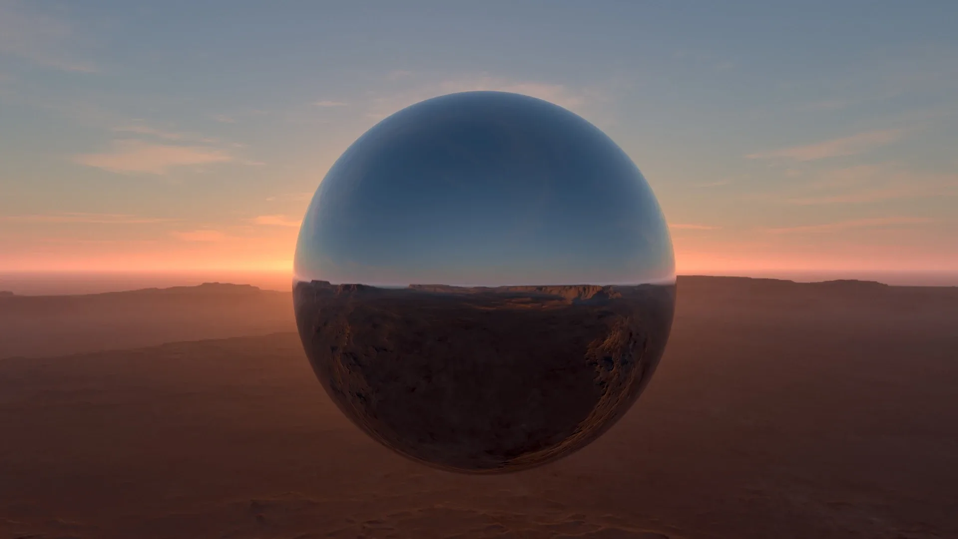 Mesa Dusk 360 HDRI