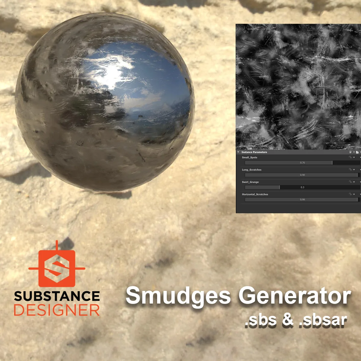 Smudges Generator .sbs .sbsar