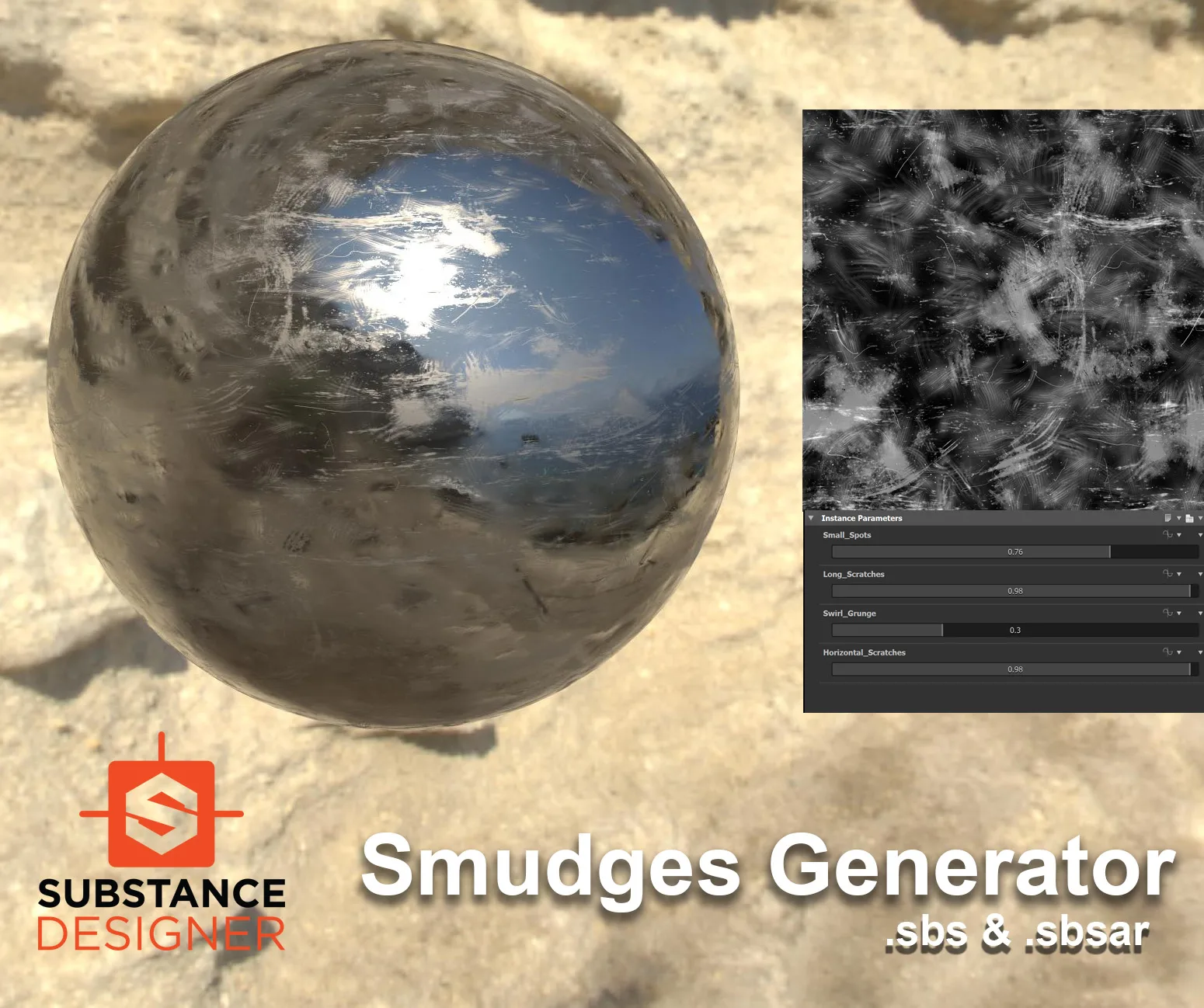 Smudges Generator .sbs .sbsar