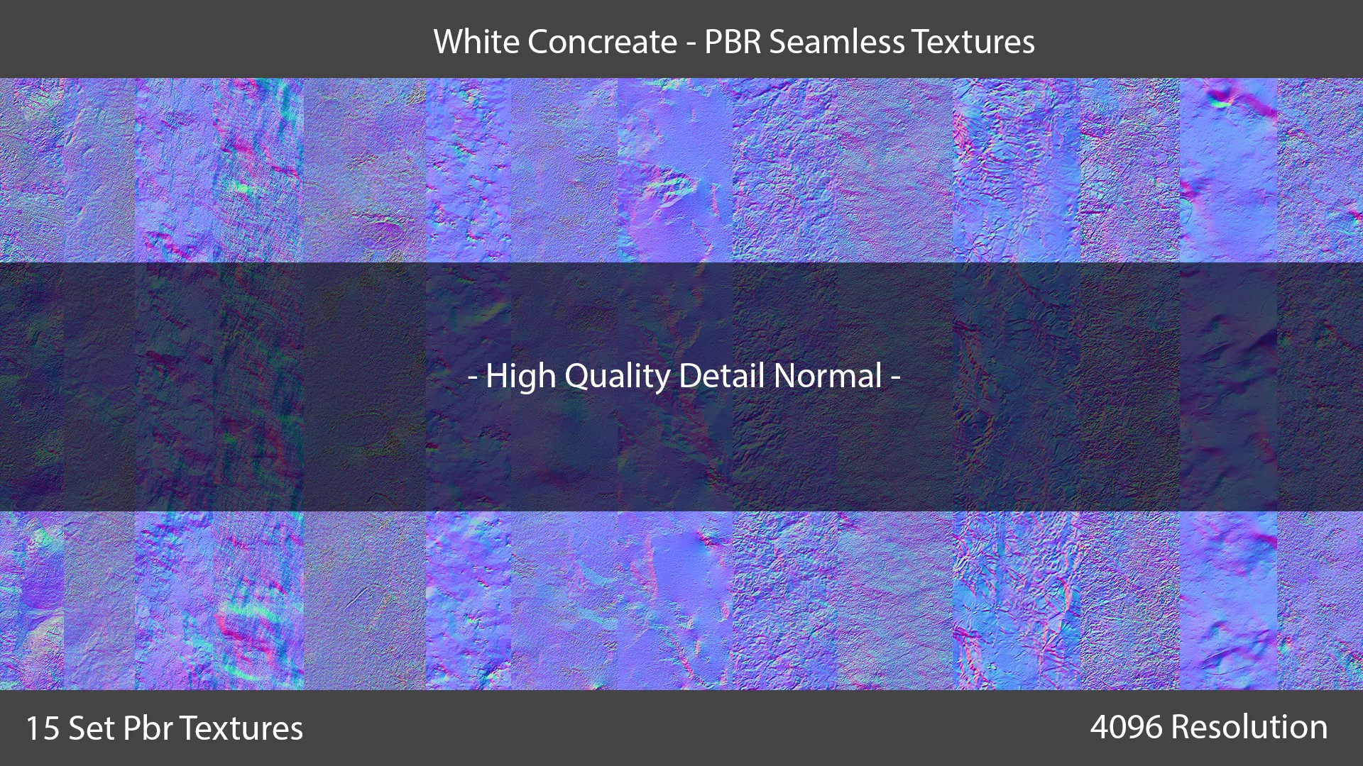 White Concrete - Pbr Seamless Textures