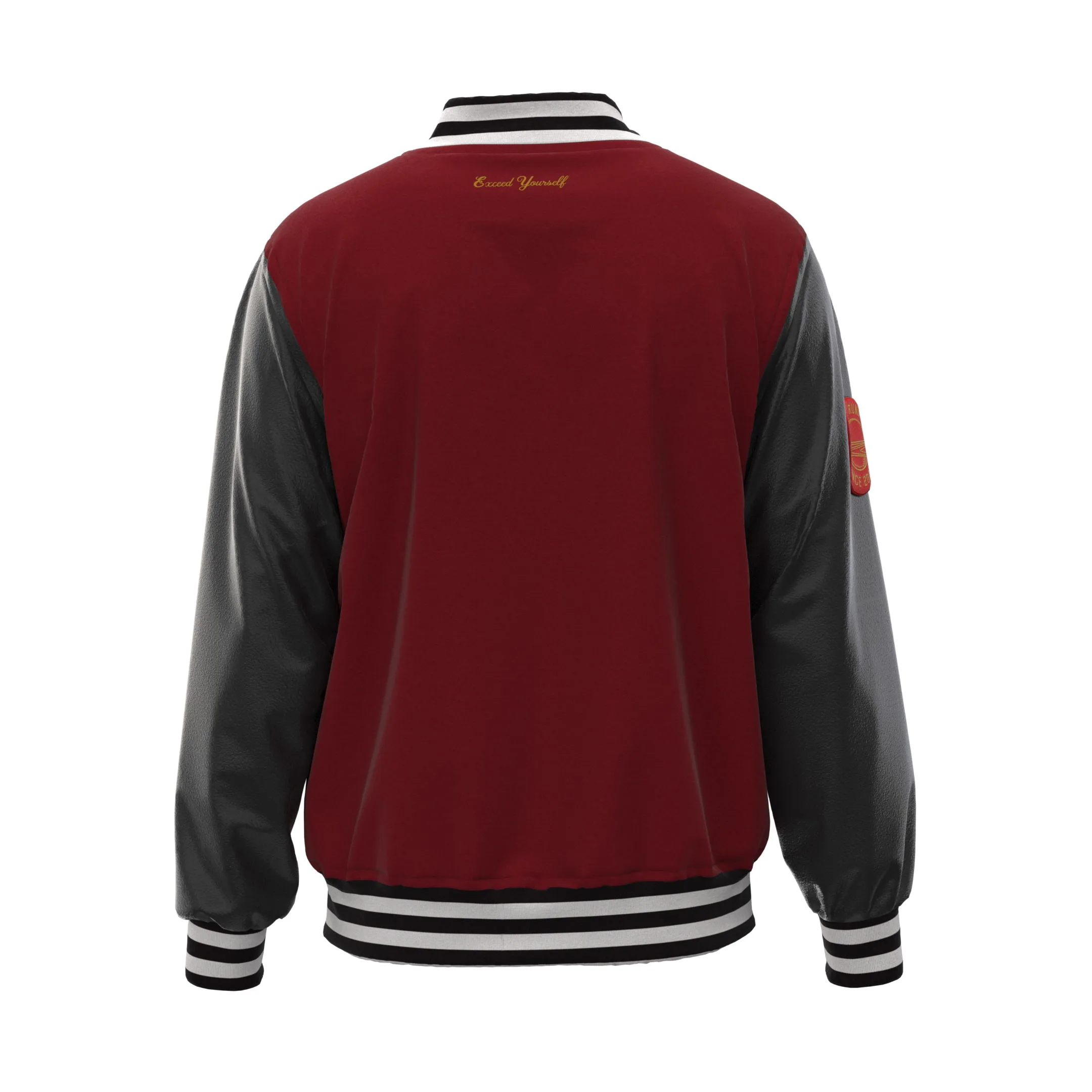 X-College Varsity Jacket , marvelous designer,clo3d