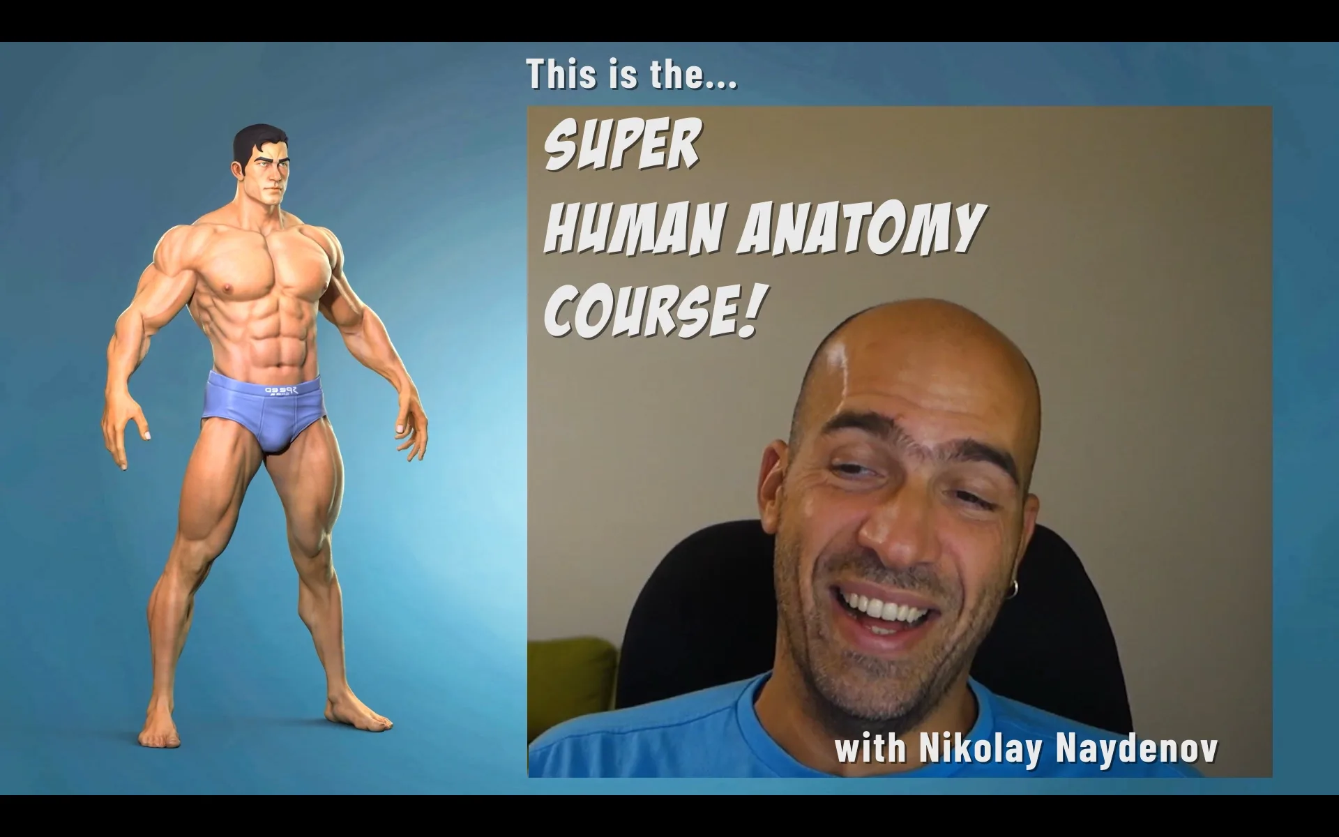 Super Human Anatomy for Artists Tutorial