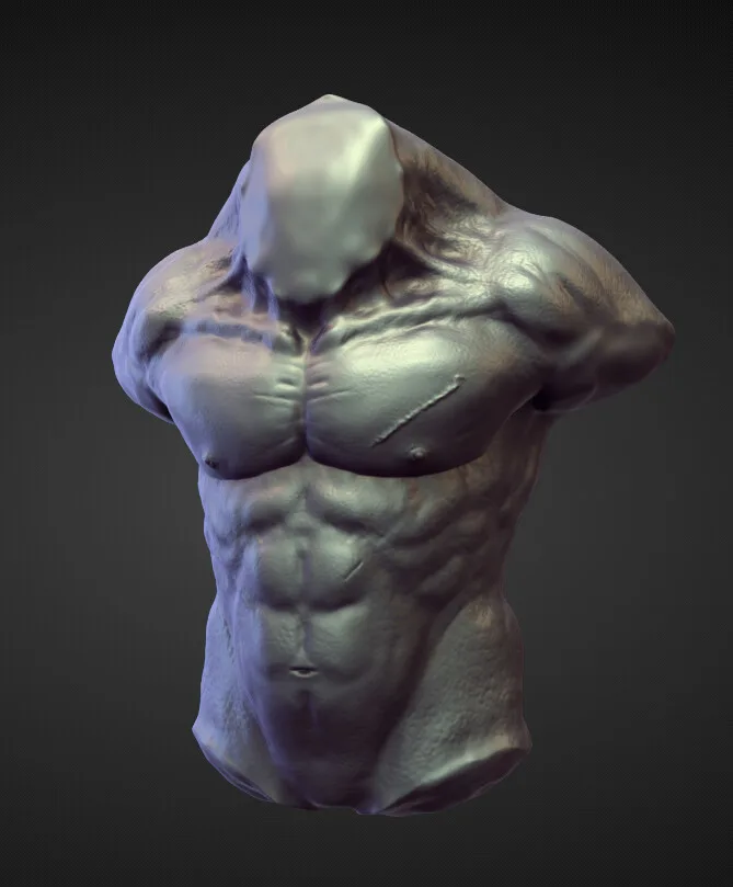 TORSO1 high poly sculpt