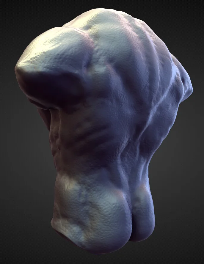 TORSO1 high poly sculpt