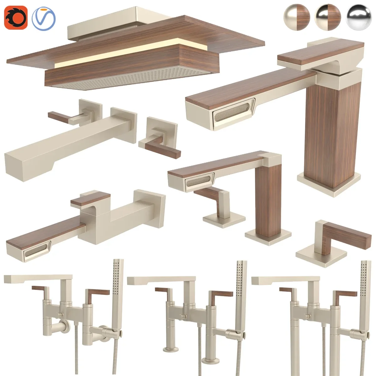 Brizo faucets - Frank Lloyd wright collection