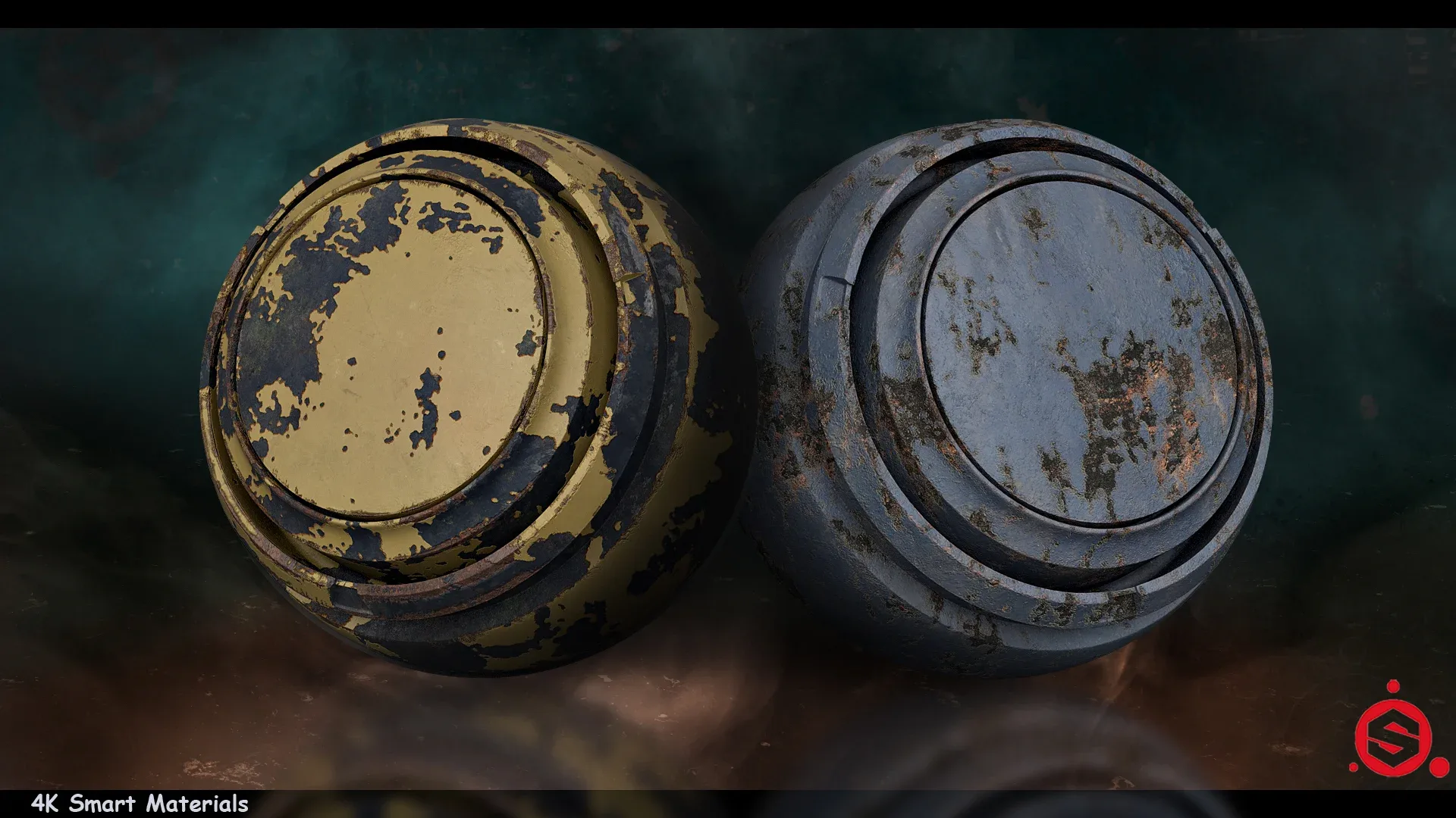 21 Old Rusty Metals SmartMaterials (4K) Vol 1