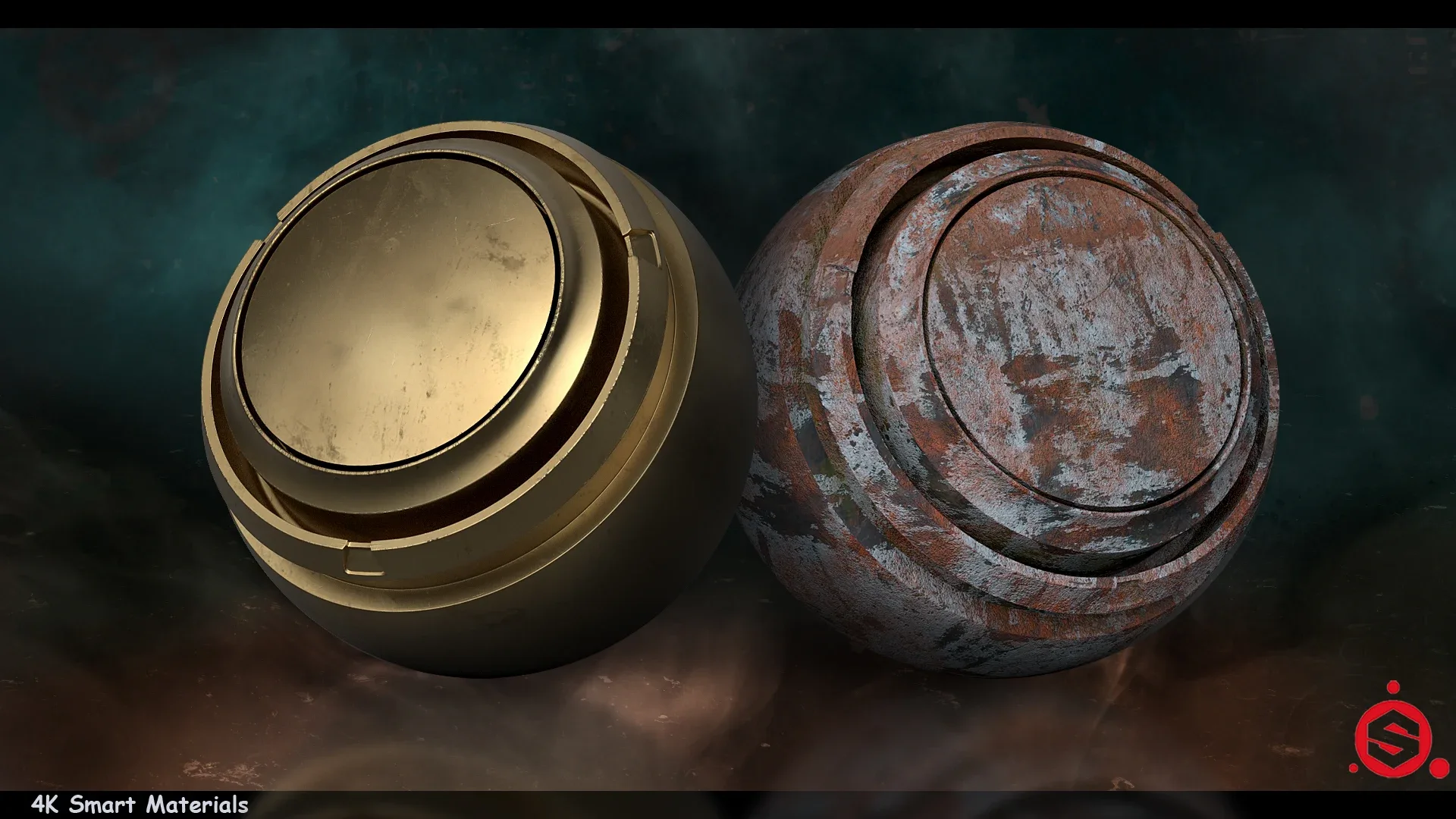 21 Old Rusty Metals SmartMaterials (4K) Vol 1