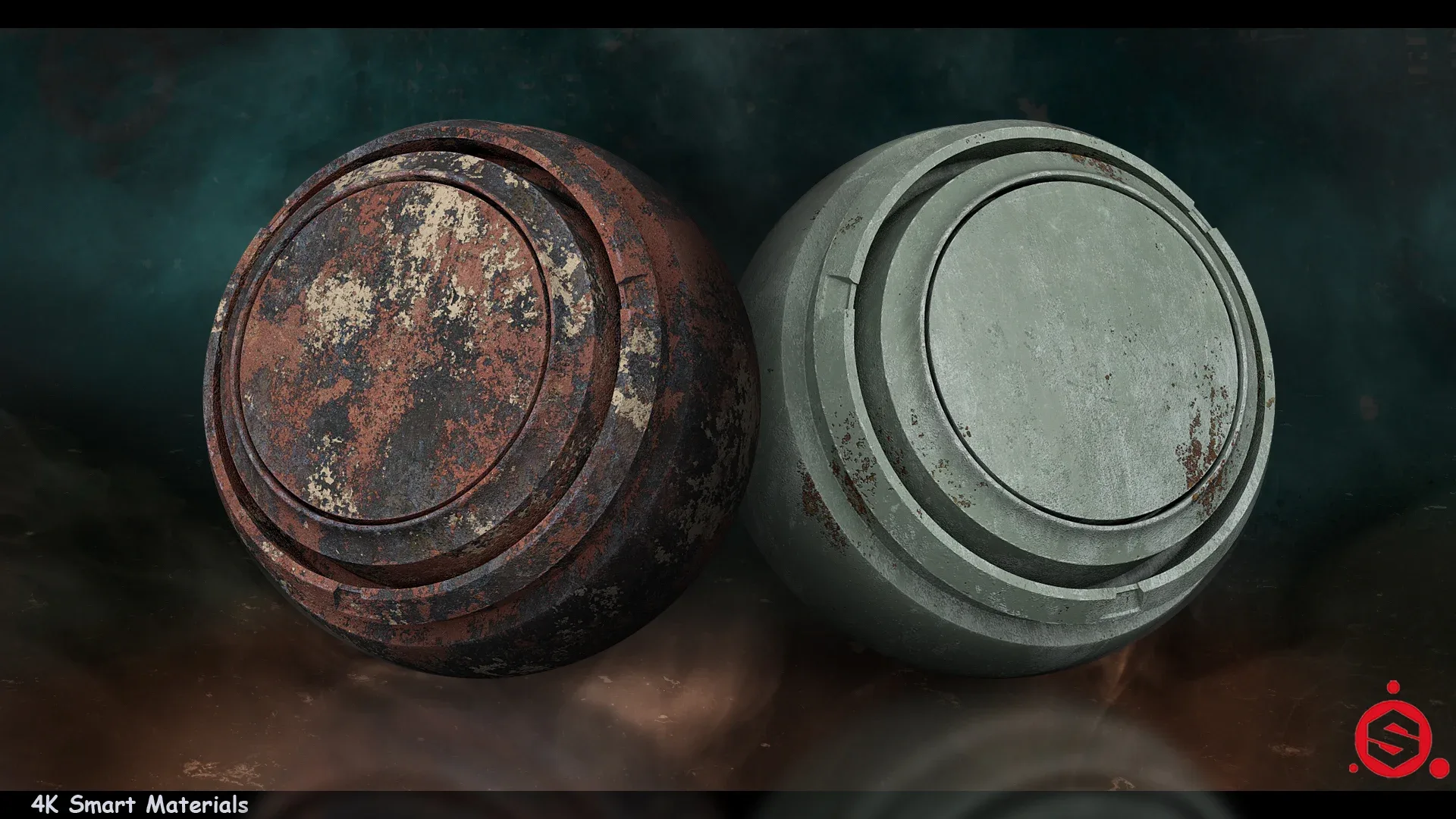 21 Old Rusty Metals SmartMaterials (4K) Vol 1