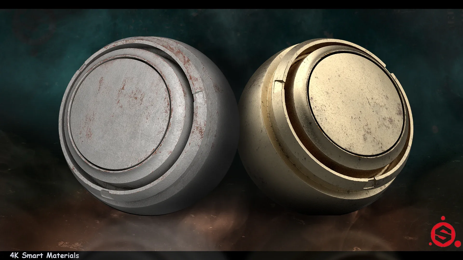 21 Old Rusty Metals SmartMaterials (4K) Vol 1