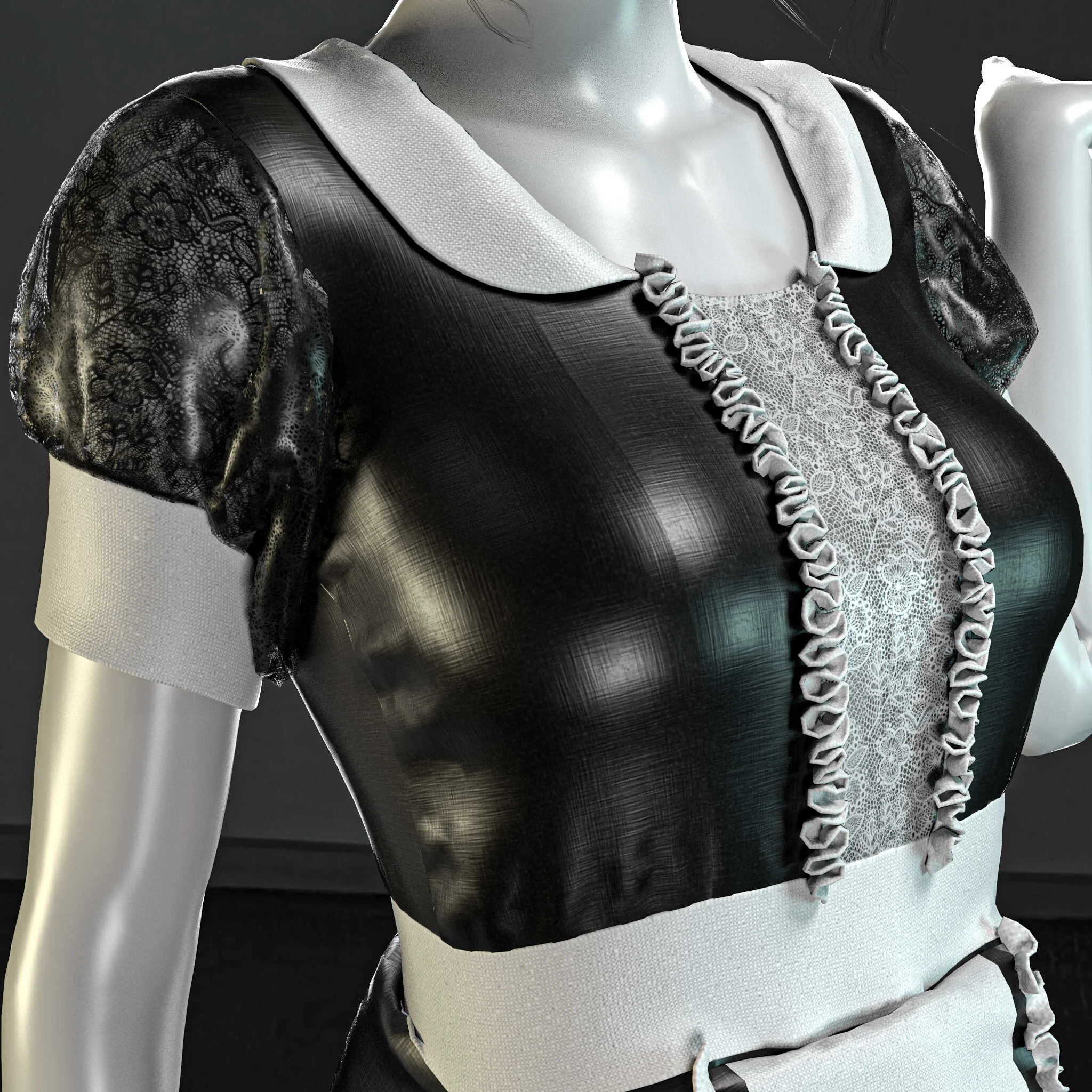 10 Realistic women's lingerie (Marvelous Designer + Clo3d + OBJ + Texture)