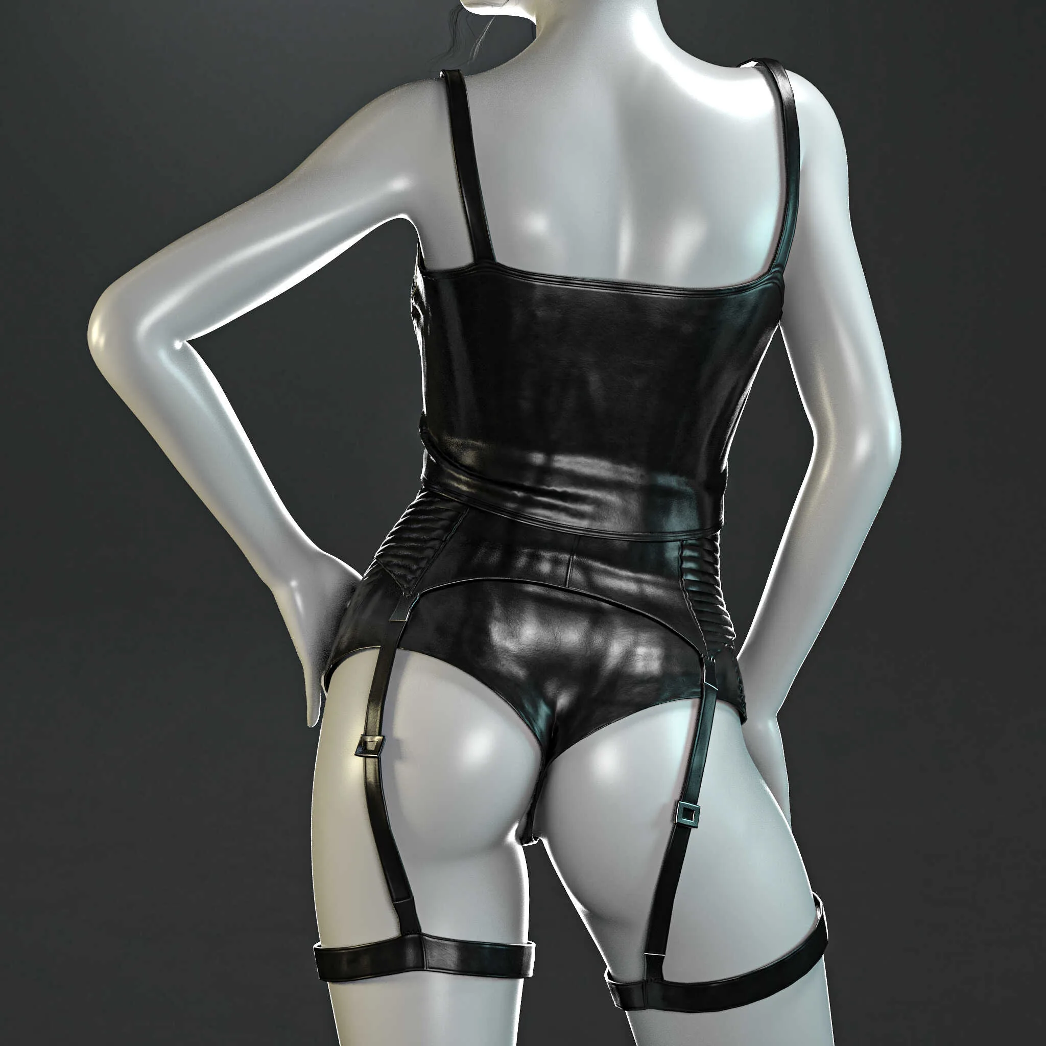 10 Realistic women's lingerie (Marvelous Designer + Clo3d + OBJ + Texture)