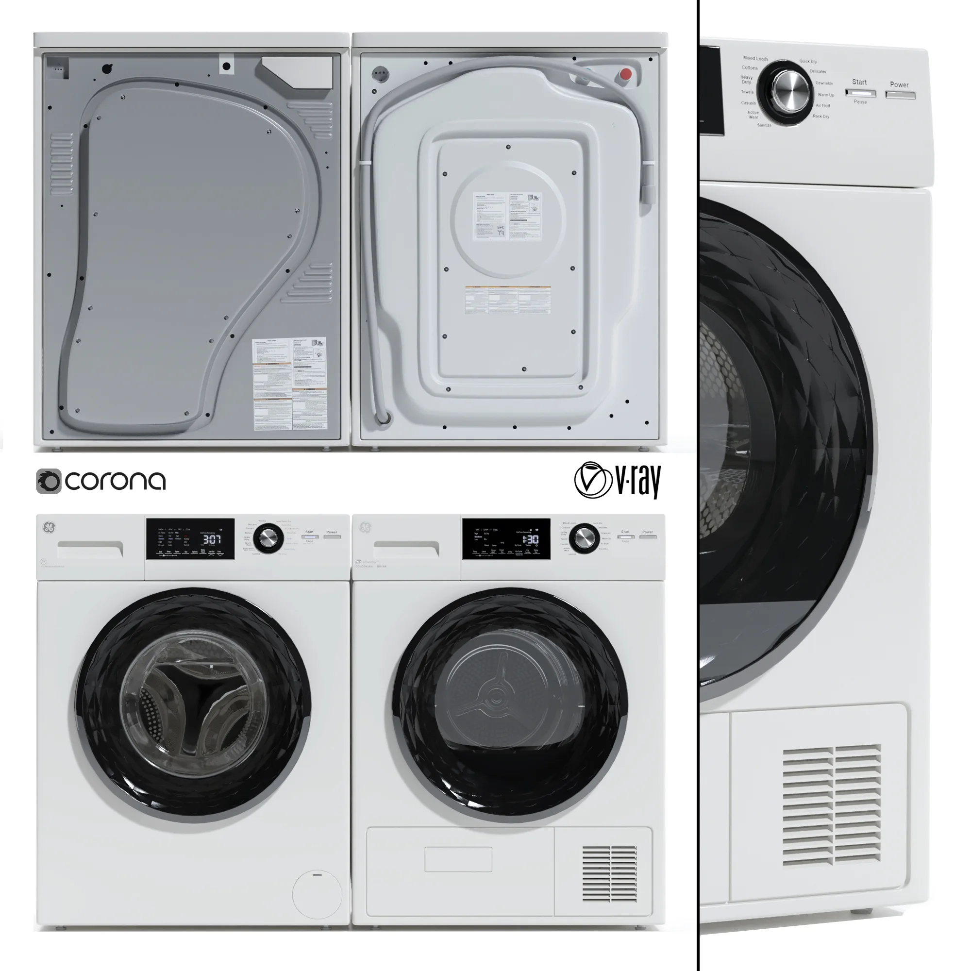 GE washing machine and dryer