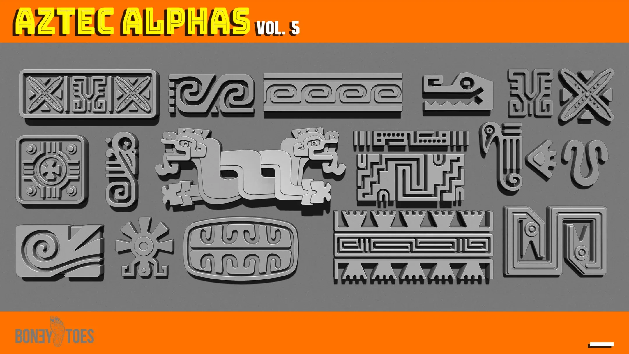 Aztec Alpha Brushes Volume 5