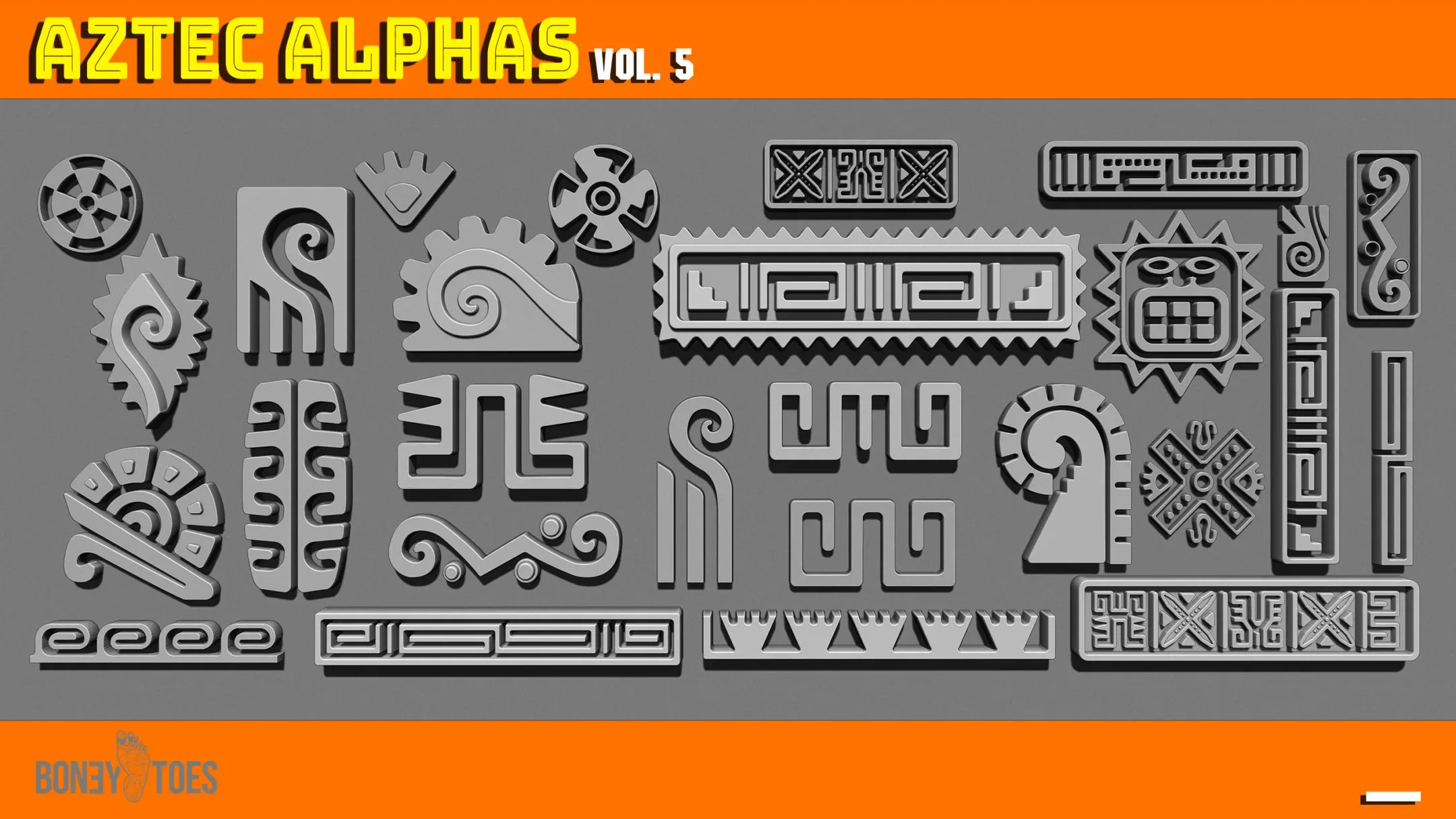 Aztec Alpha Brushes Volume 5