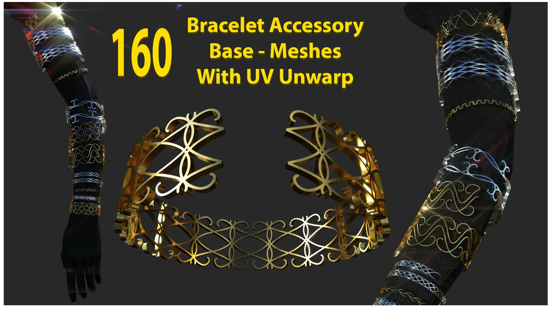 Bracelet Accessory Base Meshes