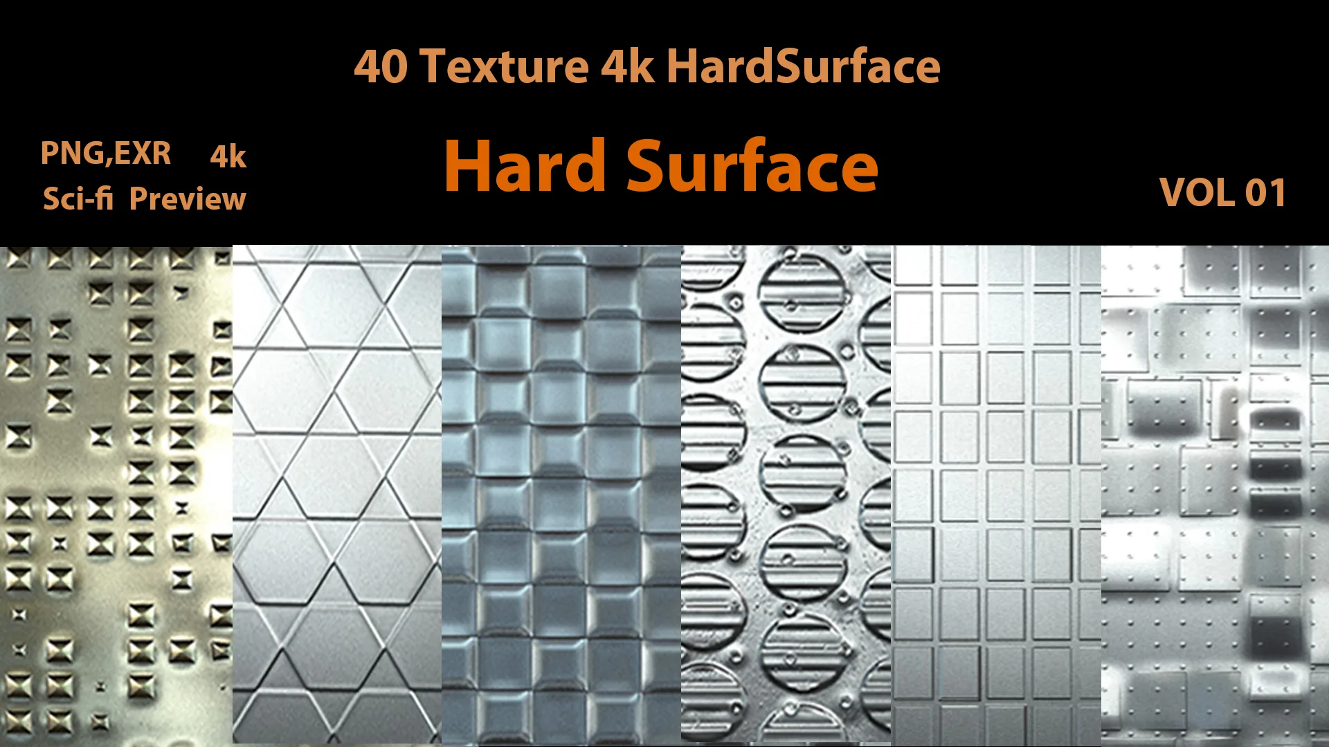 40 Hard Surface Texture-VOL 1