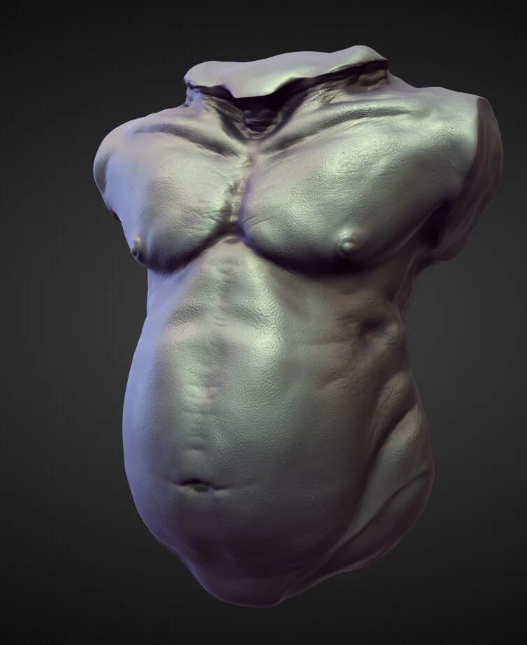 45 TORSOS high poly sculpts pack