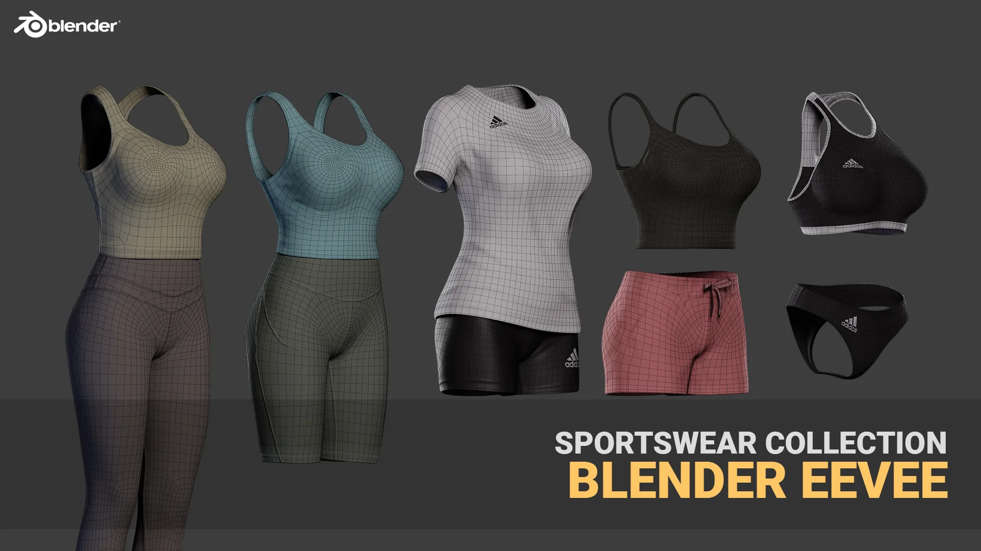 Sportswear Collection - PBR Blender EEVEE