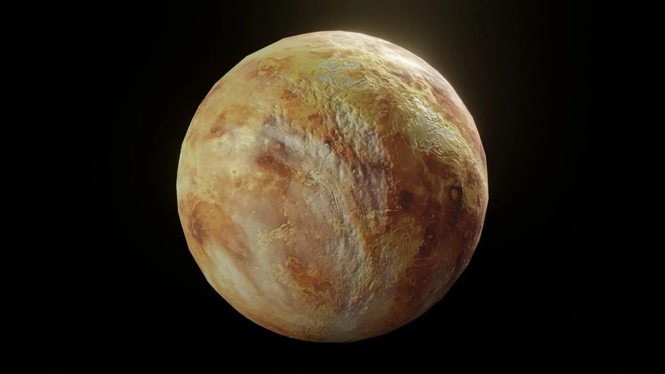 Photorealistic Solar System 3D Model