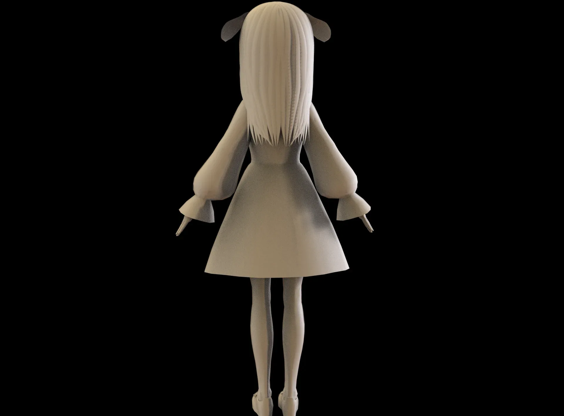 game ready Low Poly Anime Character 5