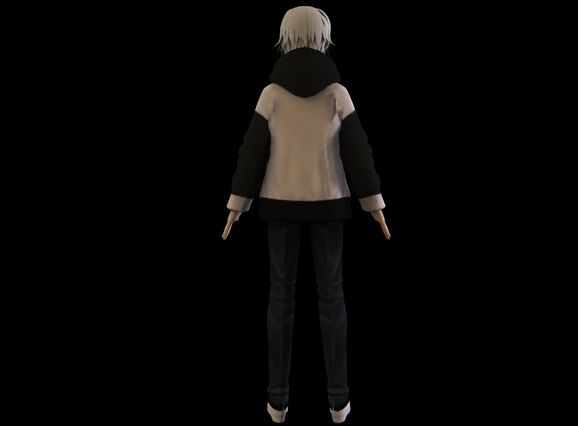 game ready Low Poly Anime Character 5