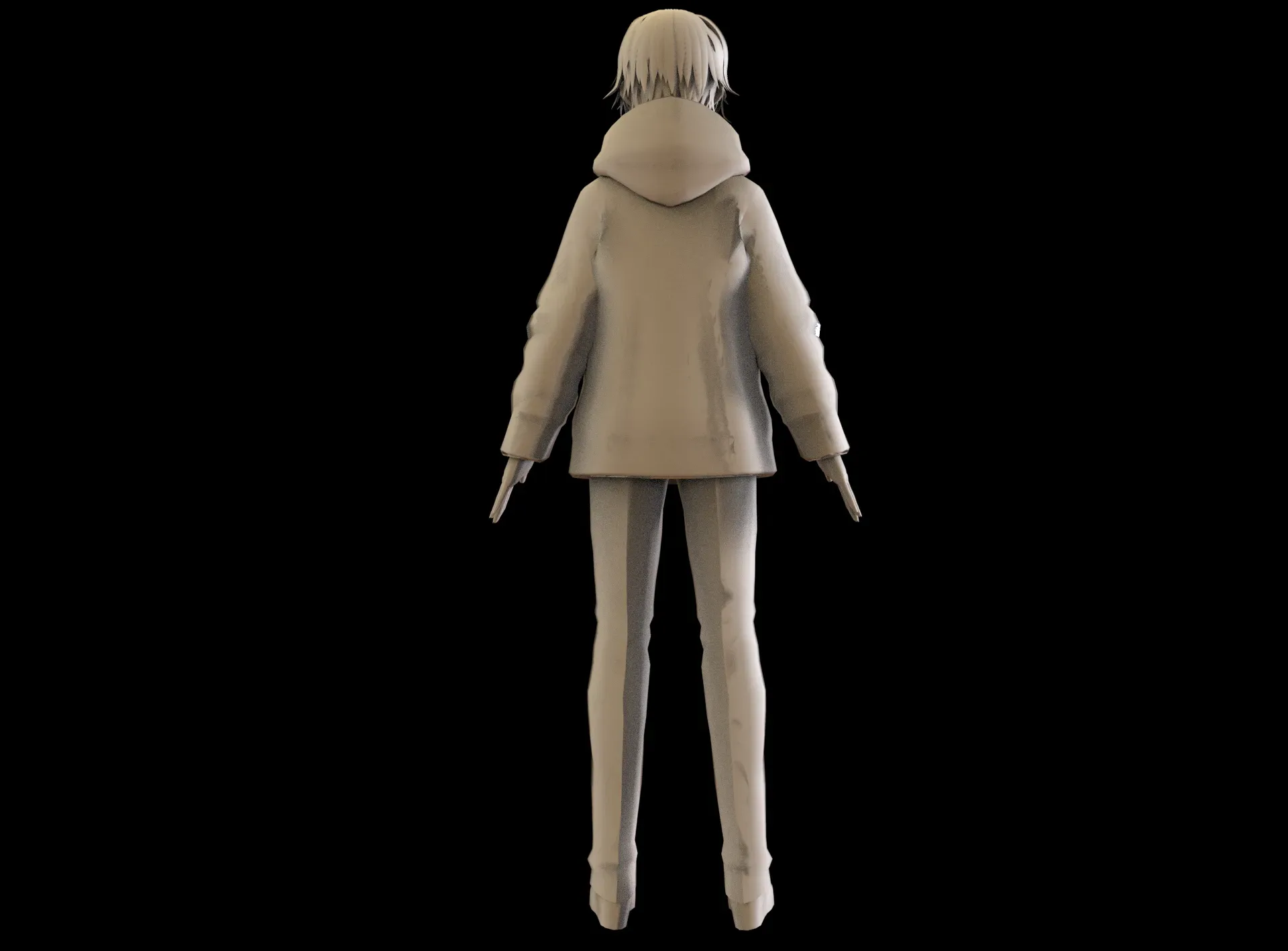 game ready Low Poly Anime Character 5