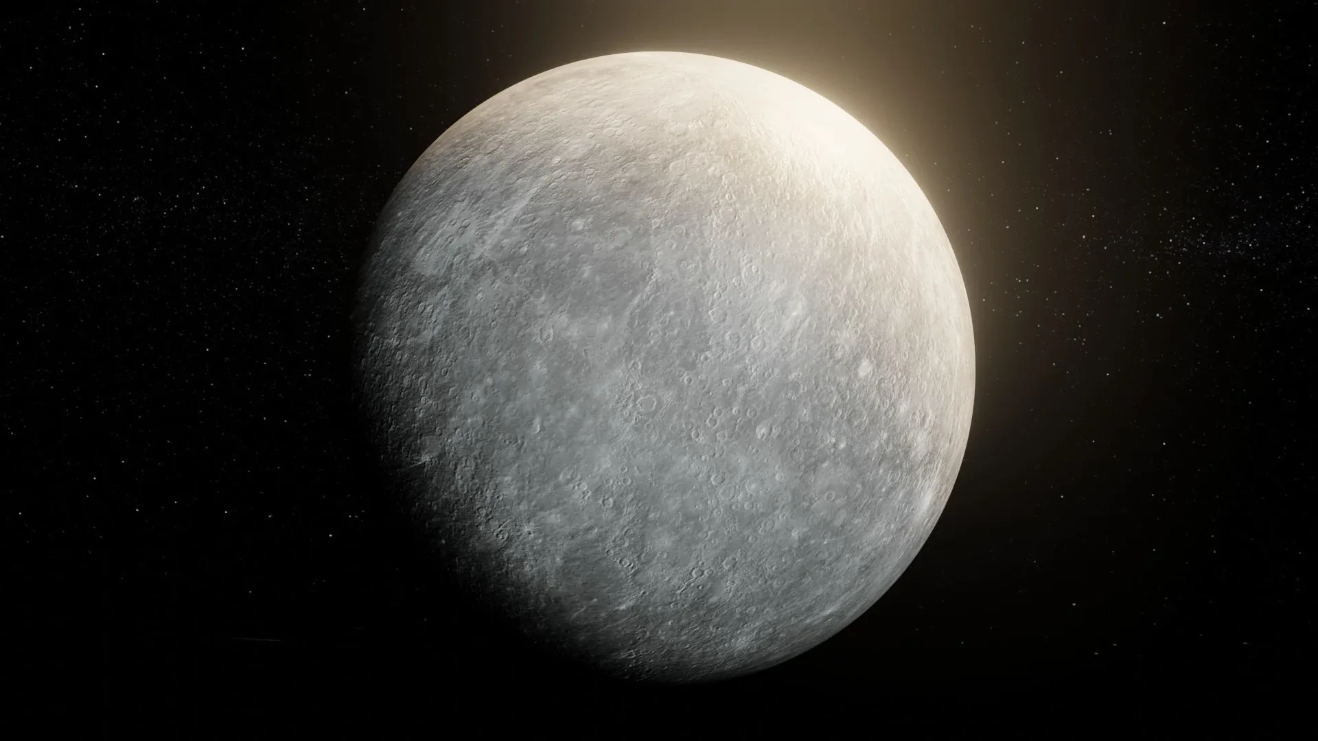 Photorealistic Solar System Pluto Included 8k Textures 3D Model