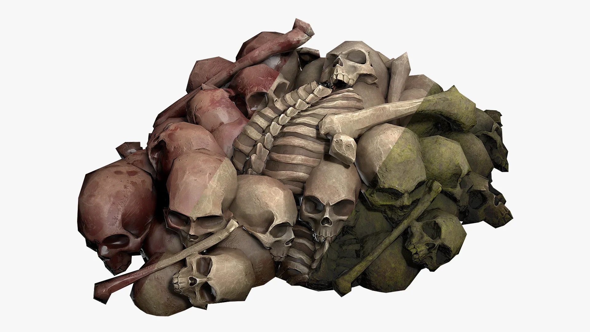 Pile of bones