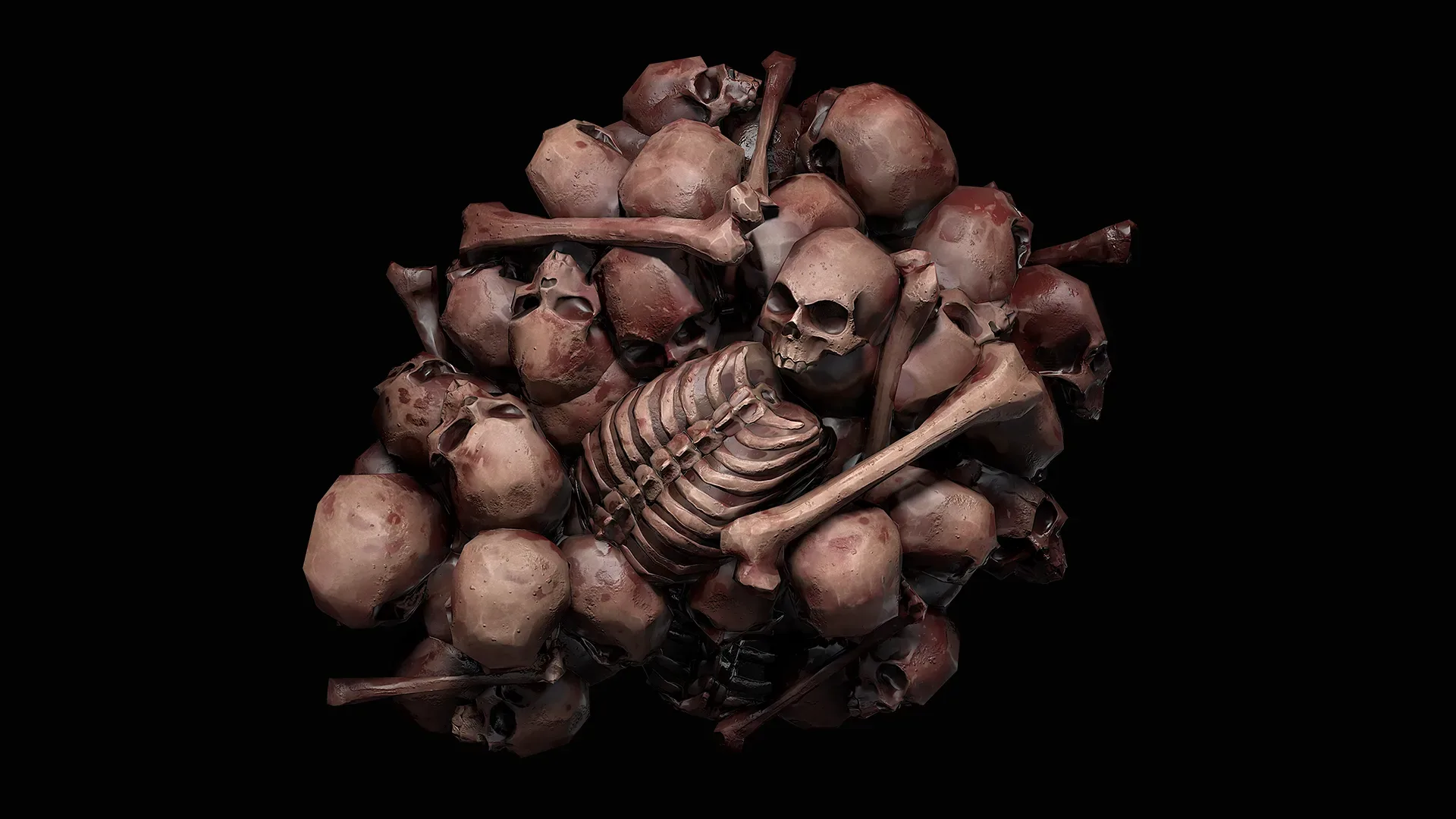 Pile of bones