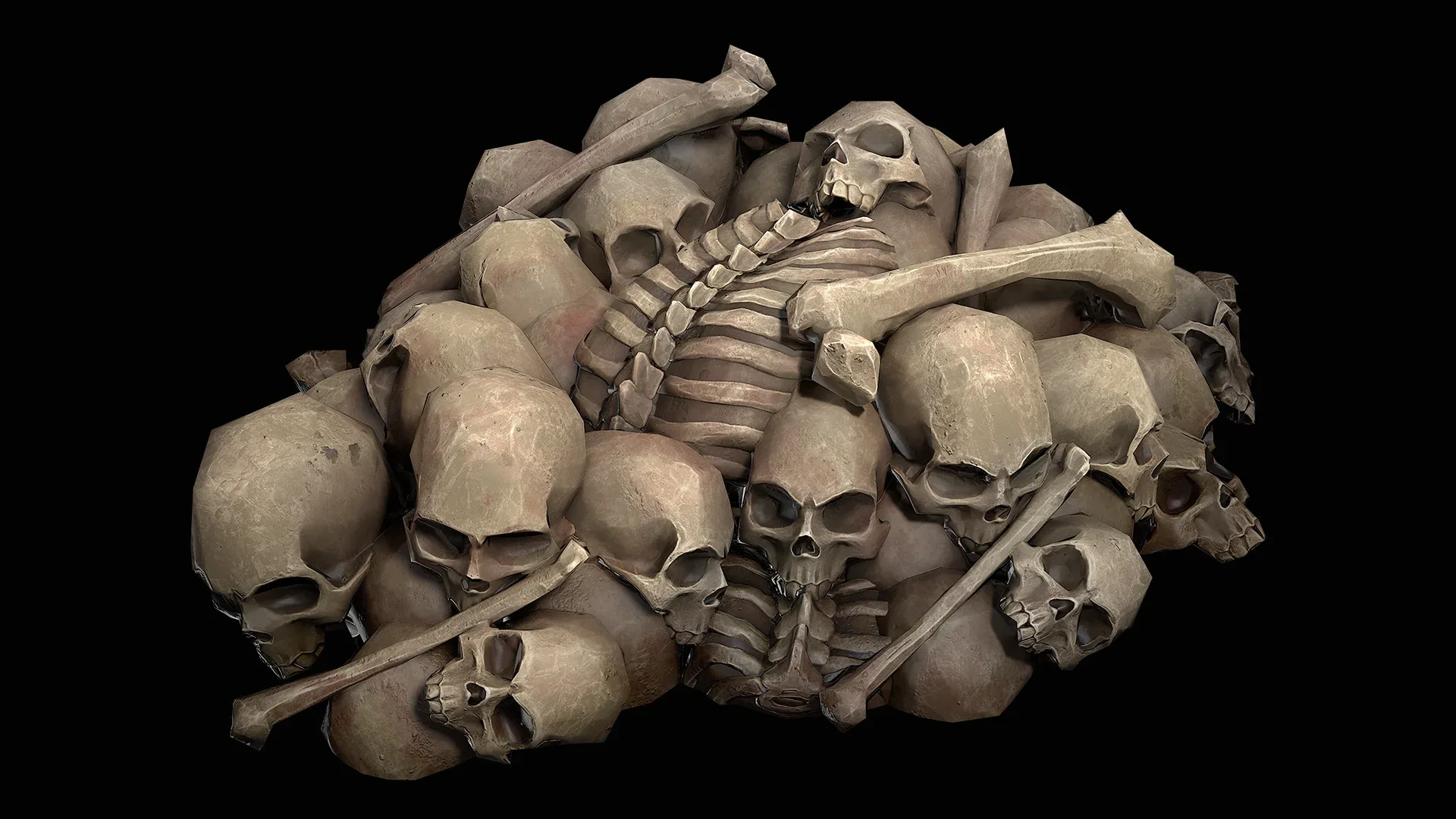 Pile of bones