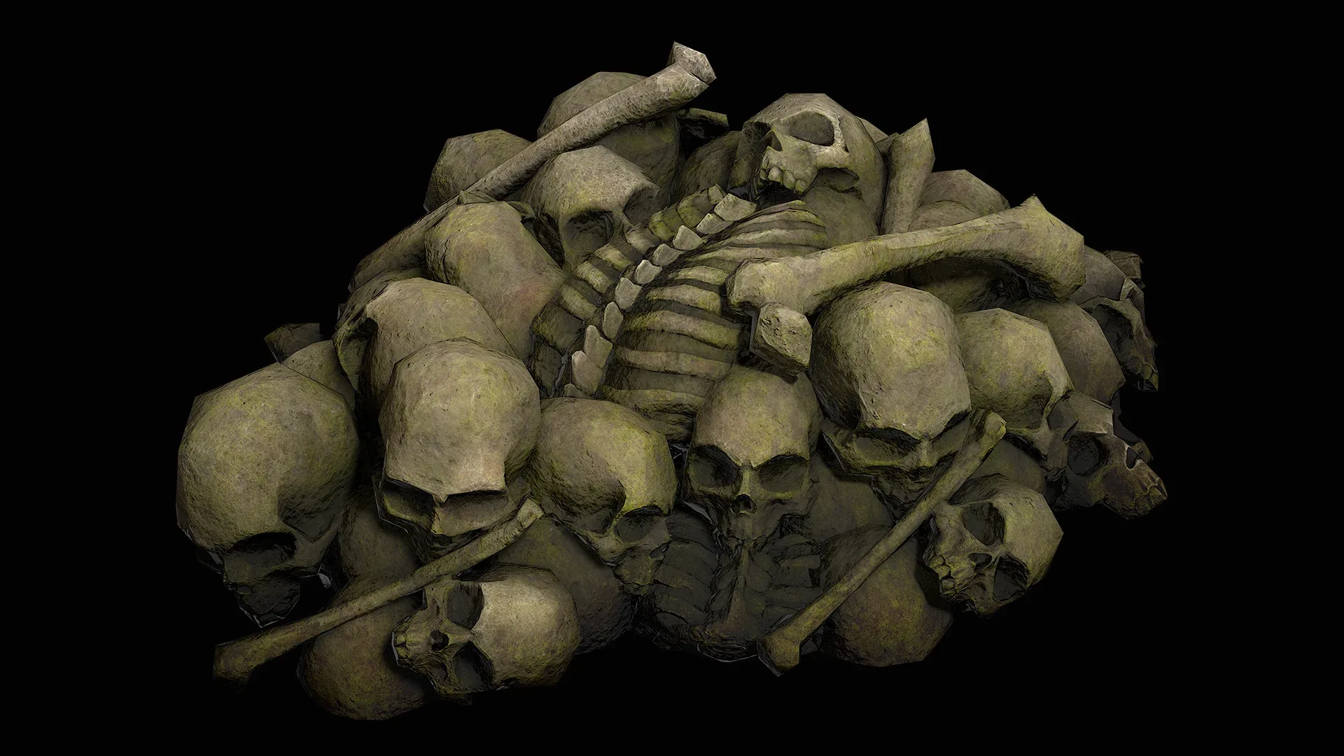 Pile of bones